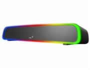 GENIUS repro USB SoundBar 200BT/ Bluetooth/ 3,5" jack/ 4W/ RGB/ černý