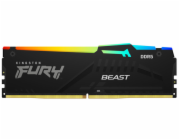 KINGSTON DIMM DDR5 8GB 5200MT/s CL40 FURY Beast Černá RGB