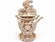 Hračka Ugears 3D dřevěné mechanické puzzle Samohybný cyklista