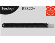 Synology RS822+ RackStation (4C/RyzenV1500B/2,2GHz/2GBRAM/4xSATA/2xUSB3.2/4xGbE/4xGbE/1xPCIe)