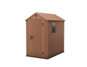 Zahradní domek Keter Darwin 4 x 6 hnědý, s podlahou