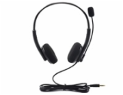 Sandberg PC sluchátka MiniJack Office Saver headset s mikrofonem, černá