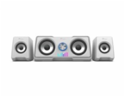C-TECH reproduktory SPK-16, 2.2, RGB, bílá