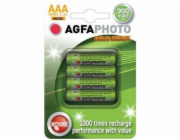 AgfaPhoto nabíjecí NiMH baterie AAA, 900mAh, blistr 4ks