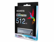 ADATA UE800/512GB/1000MBps/USB 3.2/USB-C/Stříbrná AELI-UE800-512G-CSG