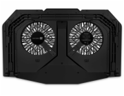 Chladící podložka pro NTB Connect IT NEO RGB do 17" - černá CONNECT IT NEO RGB chladicí podložka pod notebook, ČERNÁ