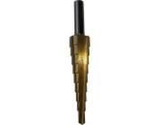Vrták Strend Pro stupňovitý SD41, 4-12 mm, TiN, HSS rovný, do kovu