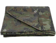 Plachta Khaki 2x4 m, 80 g/m, krycí, olivová/kamufláž, se síťovinou