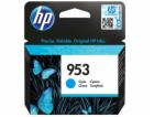 HP inkoustová kazeta 953 azurová F6U12AE originál