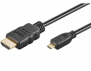 PremiumCord 4K Kabel HDMI A - HDMI micro D, 2m