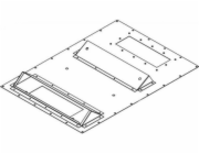 Triton RAC-RV-X68-Z6 Triton Redukce pro montáž klimatizace X1, X2 600x800 na šířku rozv. II. RAL7035, šedá