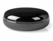 NEDIS Wi-Fi chytrý univerzální dálkový ovladač/ infračervený/ USB/ Google Home/ Alexa/ černý