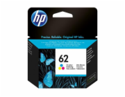 HP 62 - 4.5 ml - barva (azurová, purpurová, žlutá) - originální - blistr - inkoustová cartridge - pro ENVY 55XX, 56XX, 76XX; Officejet 200, 250, 57XX, 8040