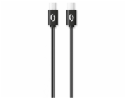 ALIGATOR datový kabel POWER 60W, USB-C/USB-C 3A, délka 1 m, černá