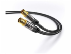 PremiumCord TV antenní HQ propojovací kabel M/F 75Ohm (13...