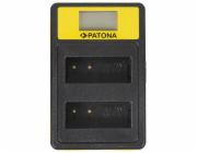 PATONA nabíječka Foto Dual Panasonic DMW-BLG10 s LCD,USB