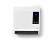NEDIS koupelnový ohřívač/ spotřeba 2000 W/ nastavitelný termostat/ 2 tepelné režimy/ IP22/ dálkové ovládání/ bílý