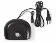 NEDIS digitální budík s rádiem/ LED displej/ AM/ FM/ funkce odloženého buzení/ časovač vypnutí/ 2 alarmy/ černý