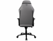 AROZZI herní židle PRIMO Full Premium Leather Anthracite/ 100% přírodní italská kůže/ světle šedá