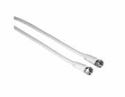 Hama SAT Connection Cable 3m  F-plug/F-plug, white 11898