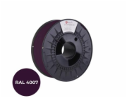 C-TECH Tisková struna (filament) PREMIUM LINE, PLA, purpurová fialková, RAL4007, 1,75mm, 1kg
