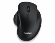 Myš Niceboy Office M20 Silent+ bezdrátová, černá