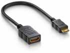 PremiumCord Flexi adaptér HDMI Typ A samice - mini HDMI T...
