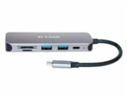 D-Link DUB-2325 USB-C Hub with SD/microSD Card Reader, 2x USB3.0