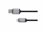 Kabel KRUGER & MATZ KM1239 Basic USB/USB-C 1m Black