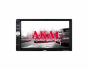 Autorádio AKAI, CA-2DIN7135S, AM/FM + RDS, 7" displej, Bluetooth, mikrofon, dálkový ovladač, 4 x 25 W