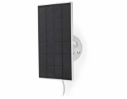Nedis SOLCH10WT solární panel/ 5,3 V DC/ 0,5 A A/ micro USB/ délka kabelu 3 m/ příslušenství pro WIFICBO30WT/ černý