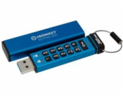 Kingston P200/32GB/145MBps/USB 3.2/USB-A/+ Adaptér/Modrá IKKP200/32GB
