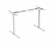 Powerton stůl rám / základna stolu, elektricky nastavitelná, 500 mm mezera, anti -kolizní systém, bílá, 100 kg nakládací kapacita, Powerton