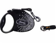 Flexi Vodítko Glam Splash S pásek 3m Crystal
