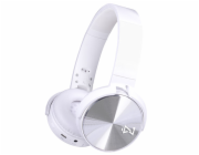 Sluchátka Trevi, DJ 12E50 BT/WH, bluetooth, mikrofon, skládací, hands-free, barva bílá