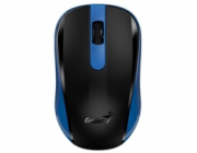 GENIUS myš NX-8008S/ 1200 dpi/ bezdrátová/ tichá/ BlueEye senzor/ modrá
