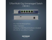 NETGEAR MS105 Netgear5-Port Multi-Gigabit (2.5G) Ethernet Unmanaged Switch