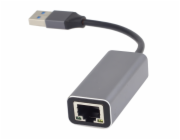 PremiumCord adaptér USB3.0 -> LAN RJ45 ETHERNET 10/100/1000 MBIT Aluminium