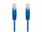 C-TECH kabel patchcord Cat5e, UTP, modrý, 0,25m