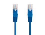 C-TECH kabel patchcord Cat5e, UTP, modrý, 0,25m