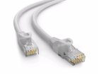 Kabel C-TECH patchcord Cat6, UTP, šedý, 40m