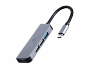 GEMBIRD hub, 4-port USB 3.1, Type-C