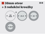 Kreator KRT020424 - Pilový kotouč na dřevo 216mm, 60T