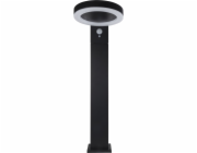 REV LED Solar Light Round  black