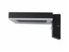 REV LED Solar wall light Square  black