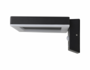 REV LED Solar wall light Square  black
