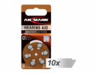 10x6 Ansmann Zinc-Air 312 (PR41)  baterie pro naslouchatka