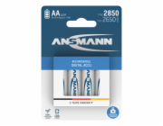 12x4 Ansmann NiMH aku 2850  Mignon AA 2650 mAh DIGITAL