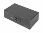 Digitus KVM-Switch HDMI 4x 1 (schwarz, Dual Display)
