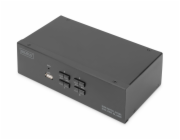 Digitus KVM-Switch HDMI 4x 1 (schwarz, Dual Display)